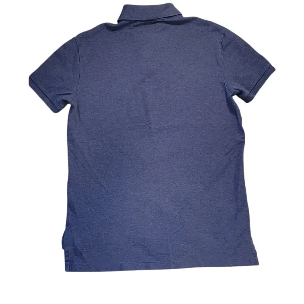 Polo Ralph Lauren Blue Stretch Mesh Polo S Preppy Classic Heritage Timeless